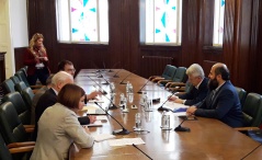 11 May 2017 The Chairman of the Committee on Education, Science, Technological Development and the Information Society in meeting with the Council of Europe experts